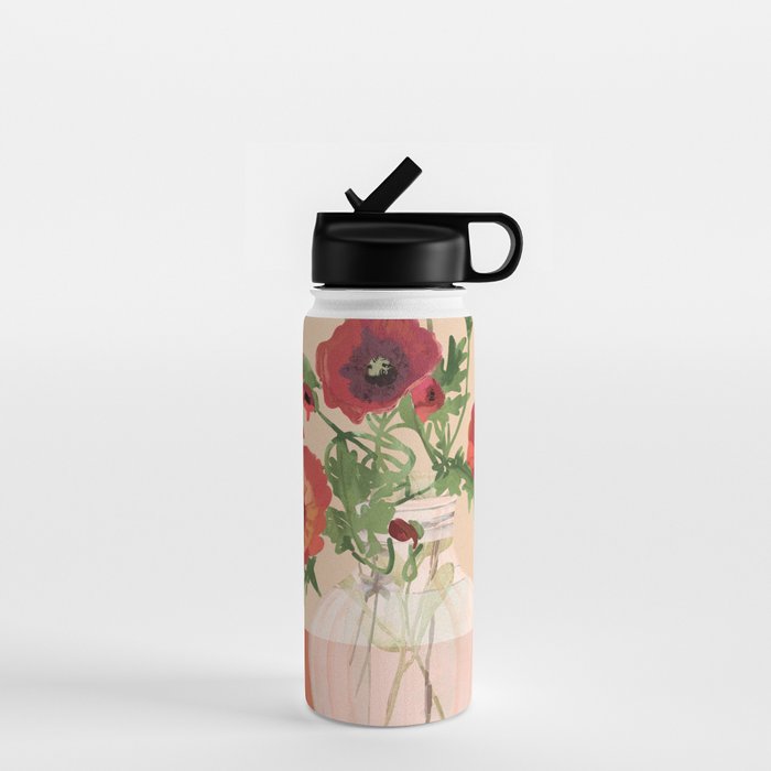 Bouquet of Flowers 3 Water Bottle Gallery Image 1