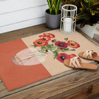 Bouquet of Flowers 3 Outdoor Rug Gallery Image 2
