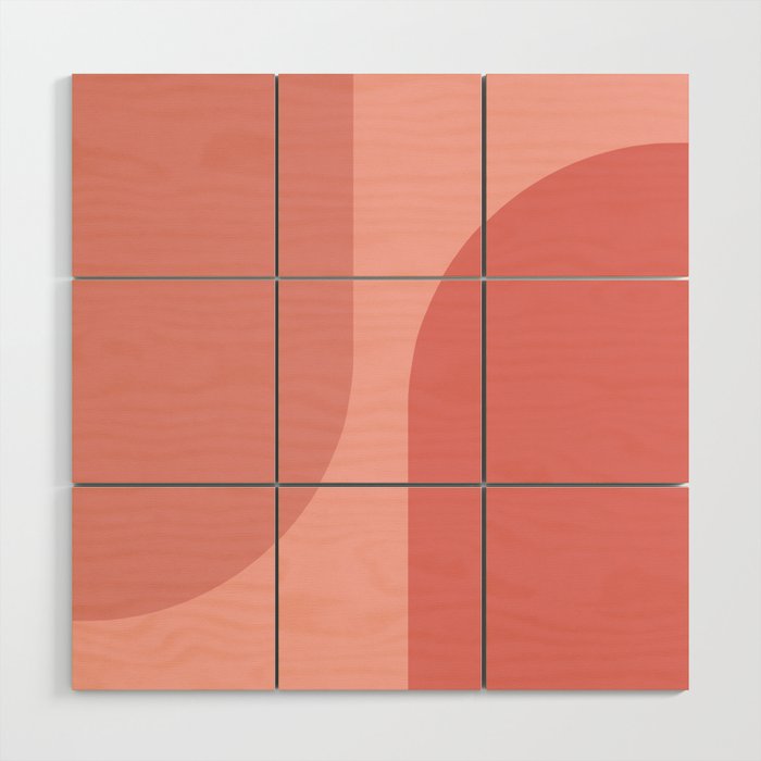Modern Minimal Arch Abstract VII Wood Wall Art Gallery Image 1