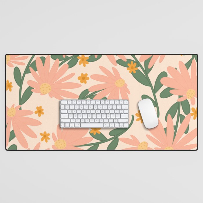 Meadow of Autumn Wildflowers Desk Mat Gallery Image 1