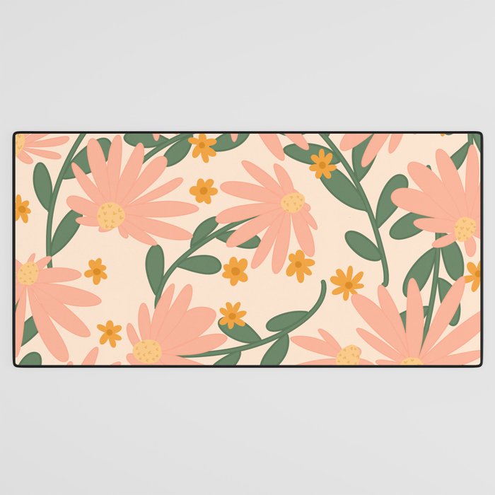 Meadow of Autumn Wildflowers Desk Mat Gallery Image 3