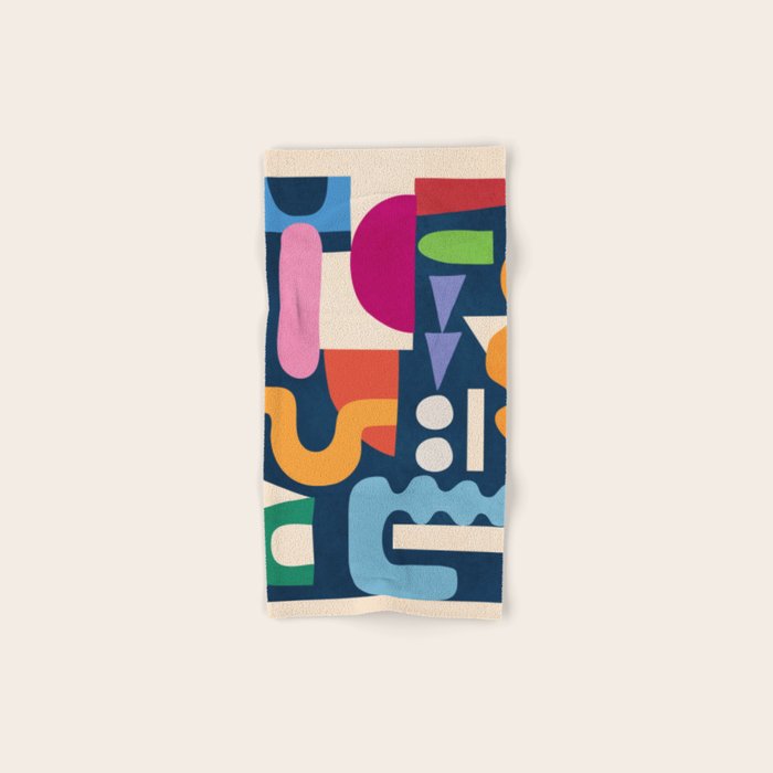 Modern Abstract Art 41 Bath Towel Gallery Image 1