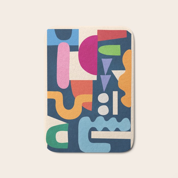 Modern Abstract Art 41 Bath Mat Gallery Image 1