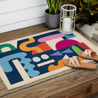 Modern Abstract Art 41 Outdoor Rug Gallery Image 2