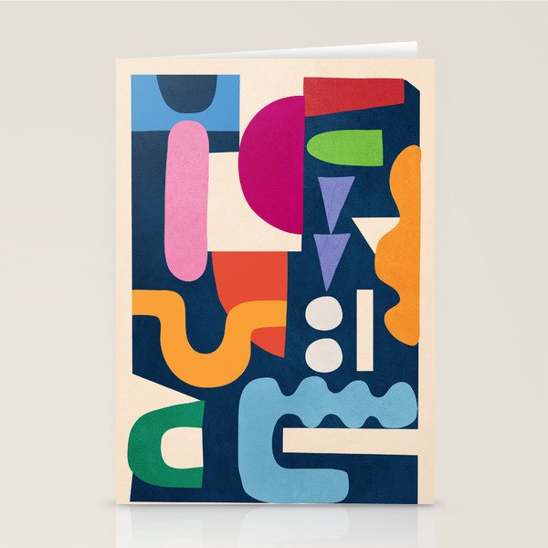 Modern Abstract Art 41 Stationery Card Gallery Image 2