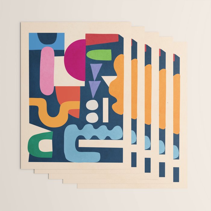 Modern Abstract Art 41 Wrapping Paper Gallery Image 3