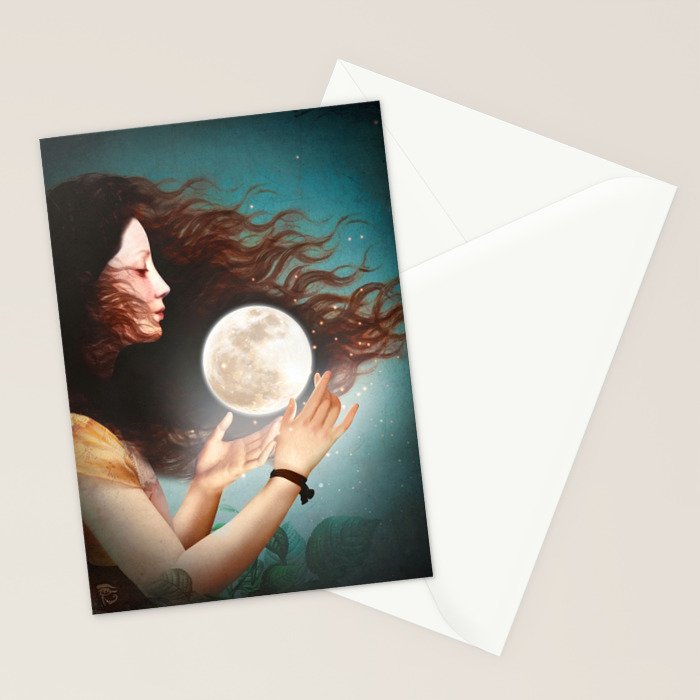 Meet the Moon Stationery Card Gallery Image 2