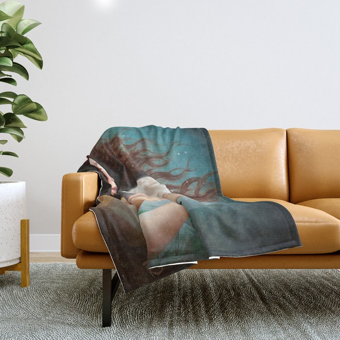Meet the Moon Throw Blanket Gallery Image 1
