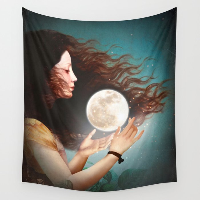 Meet the Moon Wall Tapestry Gallery Image 4