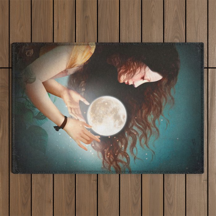 Meet the Moon Outdoor Rug Gallery Image 1
