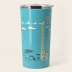 I'm like a bird (blue) Travel Mug Gallery Image 1