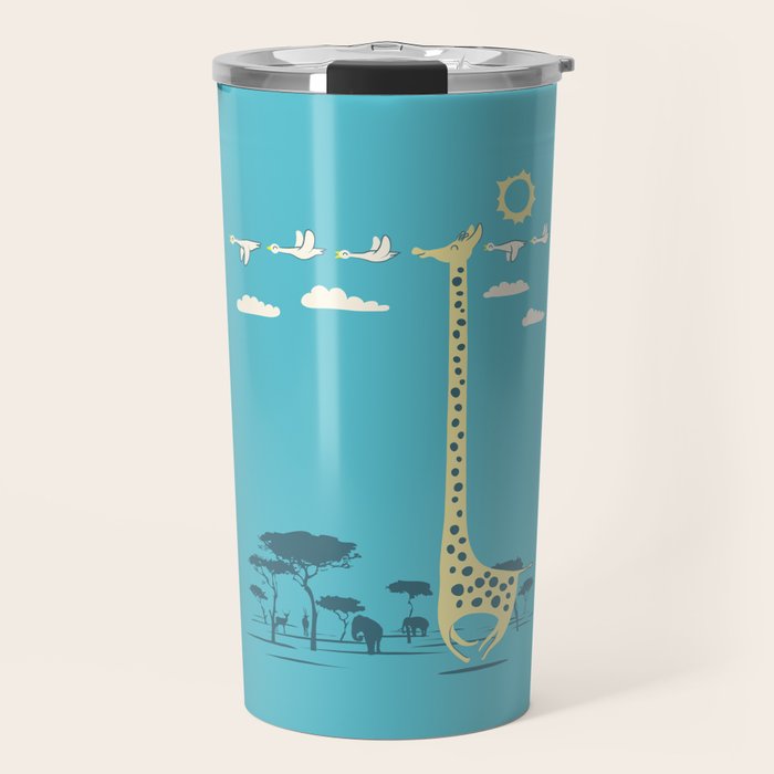 I'm like a bird (blue) Travel Mug Gallery Image 1