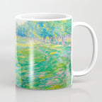 Václav Radimský (1867-1946) On the Dike Colorful Impressionist Landscape Oil Painting Coffee Mug Gallery Image 1