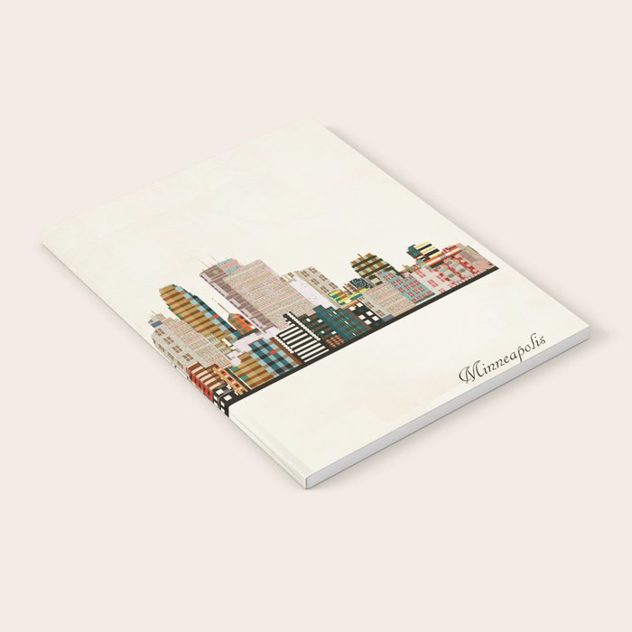 minneapolis skyline Notebook Gallery Image 2
