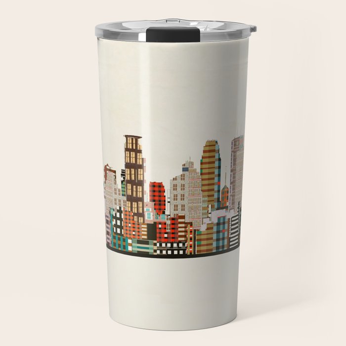 minneapolis skyline Travel Mug Gallery Image 1