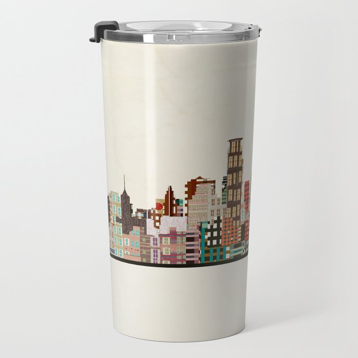 minneapolis skyline Travel Mug Gallery Image 3