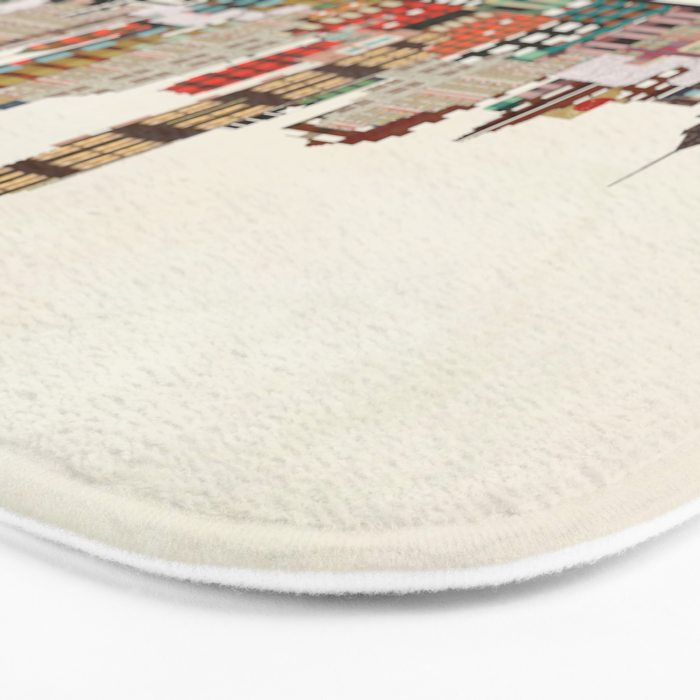 minneapolis skyline Bath Mat Gallery Image 3