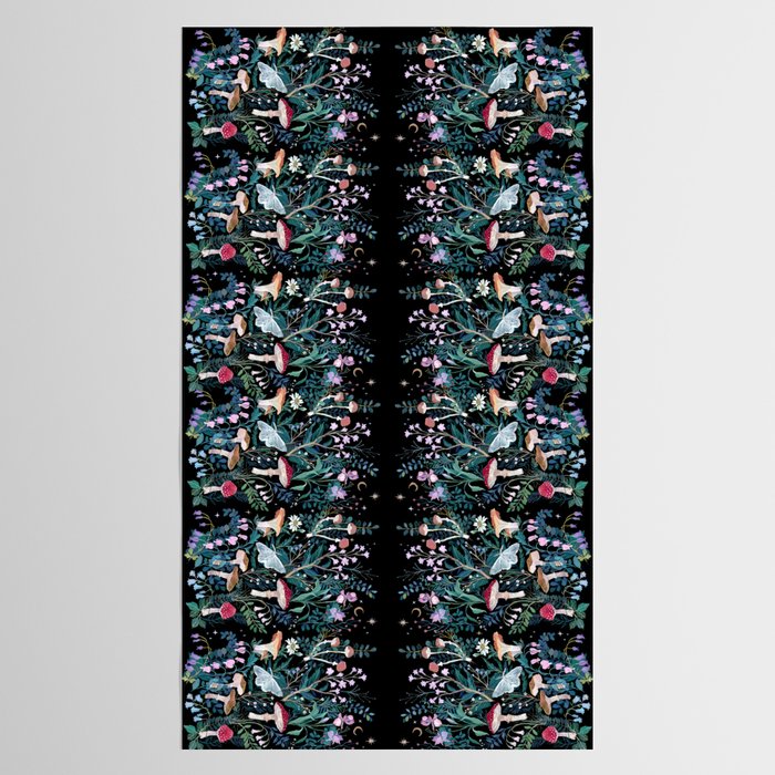 Night Mushrooms Tablecloth Gallery Image 2