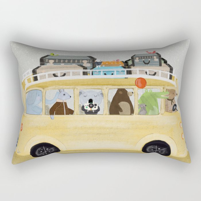 a little vacation Rectangular Pillow Gallery Image 1
