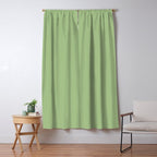 Solid Light Sage Green  Window Curtain Gallery Image 5