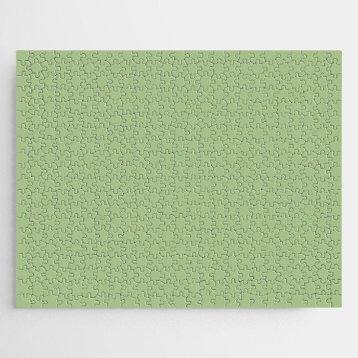 Solid Light Sage Green  Jigsaw Puzzle Gallery Image 1