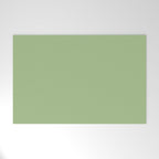 Solid Light Sage Green  Welcome Mat Gallery Image 1