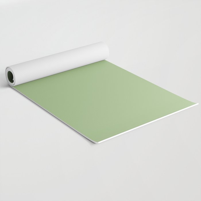 Solid Light Sage Green  Yoga Mat Gallery Image 2