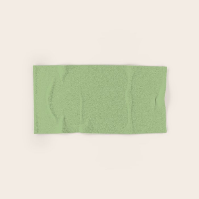 Solid Light Sage Green  Bath Towel Gallery Image 1