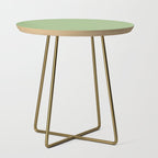 Solid Light Sage Green  Side Table Gallery Image 1
