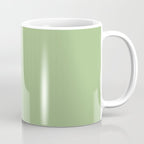 Solid Light Sage Green  Coffee Mug Gallery Image 1
