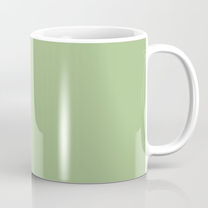 Solid Light Sage Green  Coffee Mug Gallery Image 1