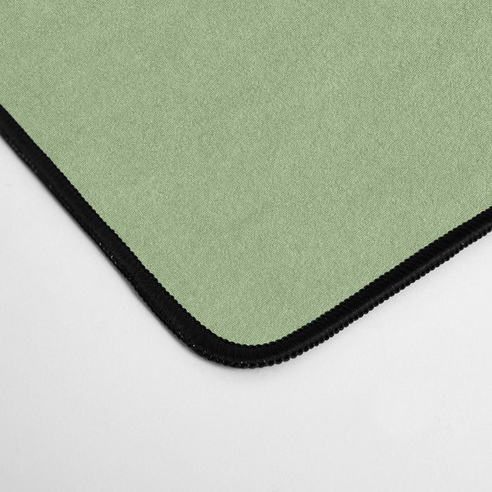 Solid Light Sage Green  Desk Mat Gallery Image 4