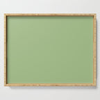Solid Light Sage Green  Serving Tray Gallery Image 1