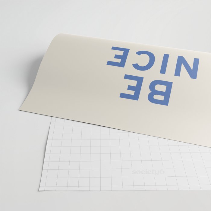 Be Nice, Work Hard, Have Fun | Retro Vintage Bauhaus Typography Wrapping Paper Gallery Image 2