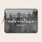 And So The Adventure Begins III Laptop Sleeve Gallery Image 1