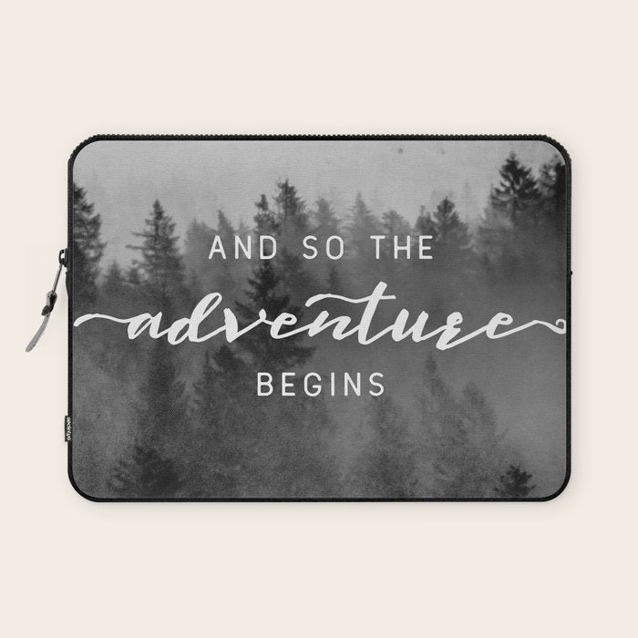 And So The Adventure Begins III Laptop Sleeve Gallery Image 1