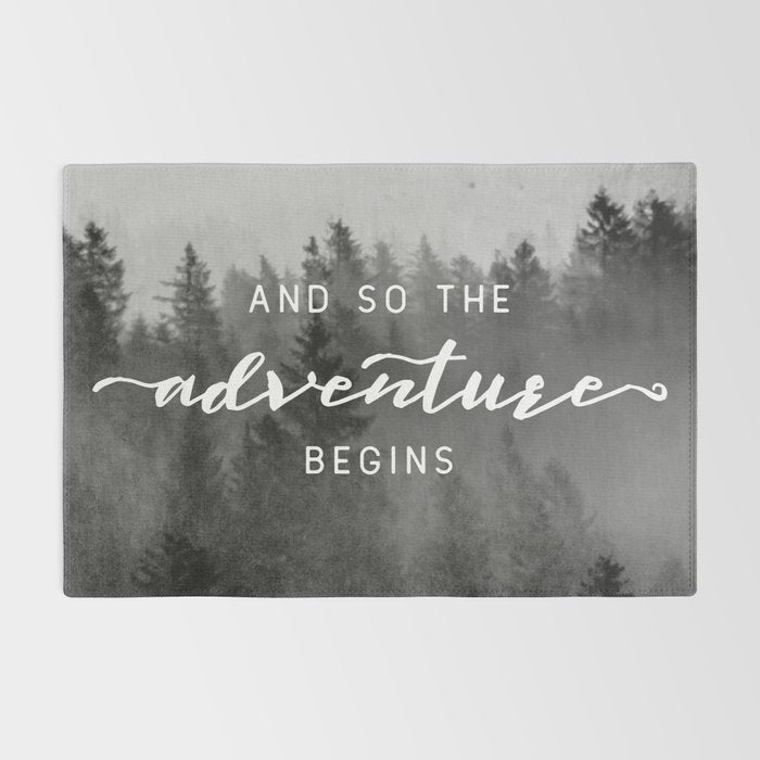And So The Adventure Begins III Rug Gallery Image 2