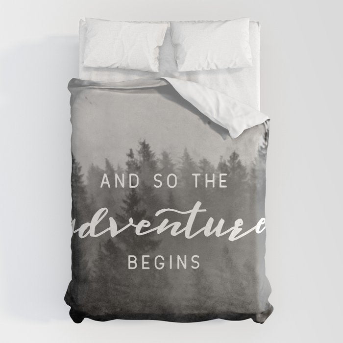 And So The Adventure Begins III Duvet Cover Gallery Image 1