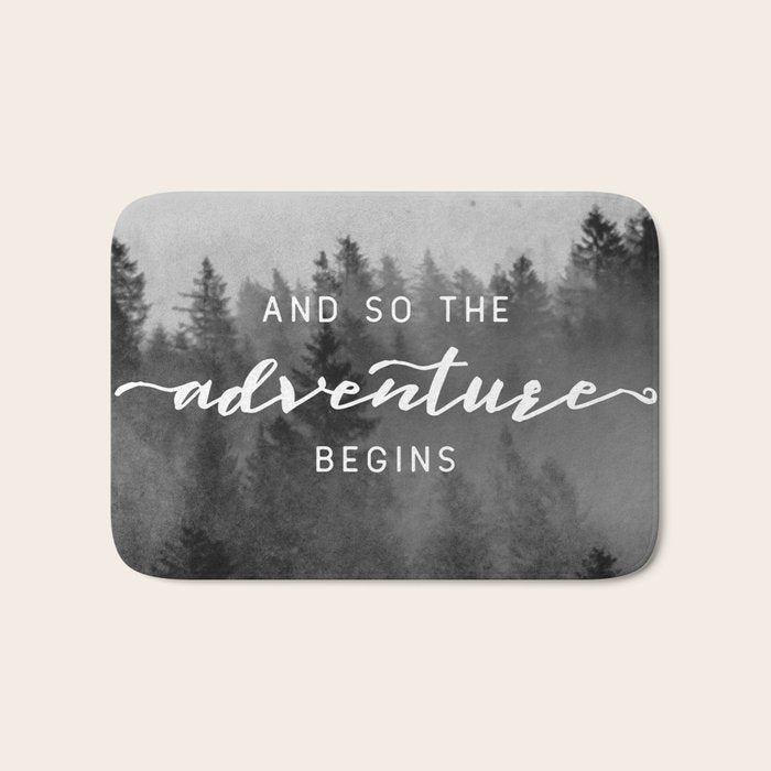 And So The Adventure Begins III Bath Mat Gallery Image 1