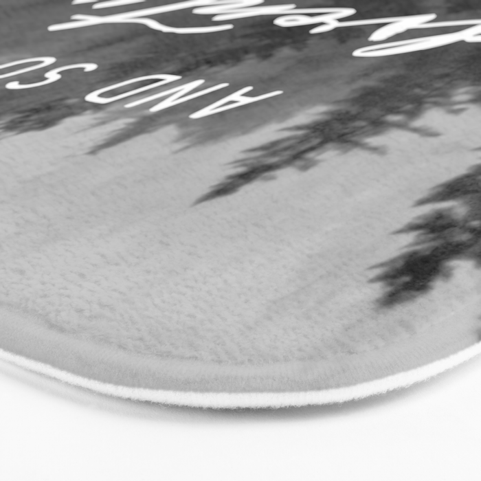 And So The Adventure Begins III Bath Mat Gallery Image 3