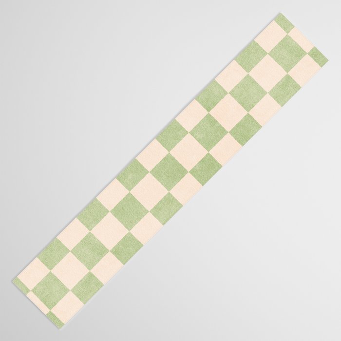 CHECKER - 001 - Sage Table Runner Gallery Image 3