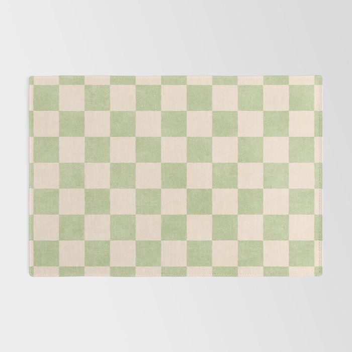 CHECKER - 001 - Sage Rug Gallery Image 2