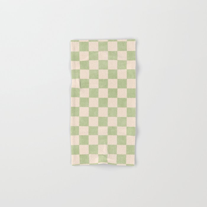 CHECKER - 001 - Sage Bath Towel Gallery Image 1