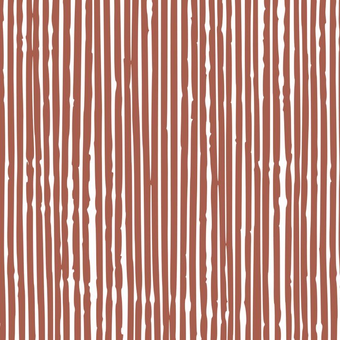 Rustic Abstract Stripes, Terracotta and White Coffee Mug Gallery Image 2