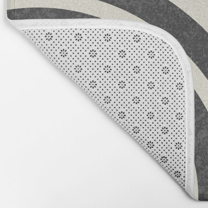 Mid century modern Sun and Rainbow Bath Mat Gallery Image 2