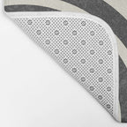 Mid century modern Sun and Rainbow Bath Mat Gallery Image 2