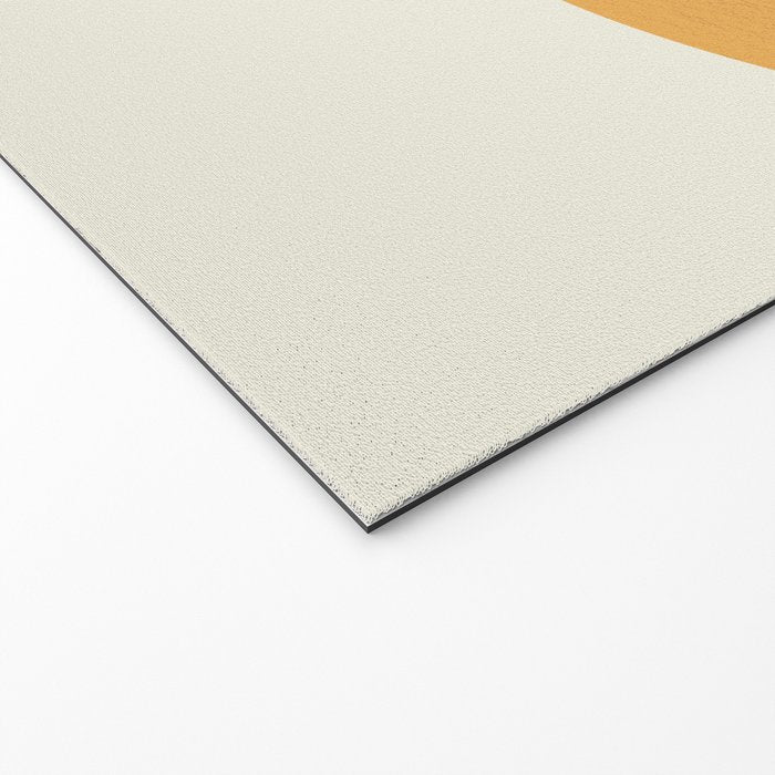 Mid century modern Sun and Rainbow Welcome Mat Gallery Image 2