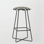 Mid century modern Sun and Rainbow Stool Gallery Image 1