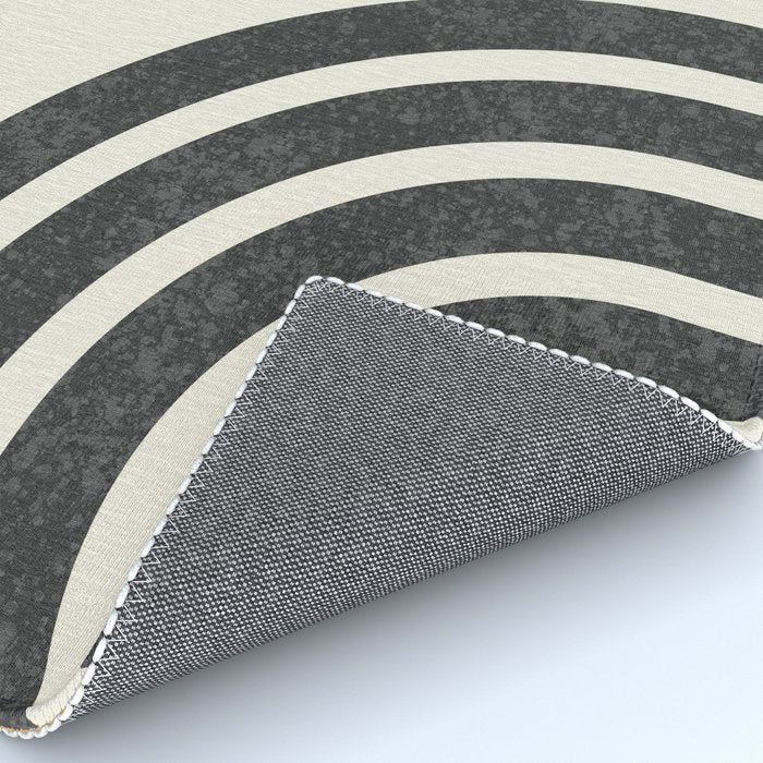 Mid century modern Sun and Rainbow Rug Gallery Image 4