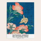 Peonies and Canary by Katsushika Hokusai Poster Gallery Image 4